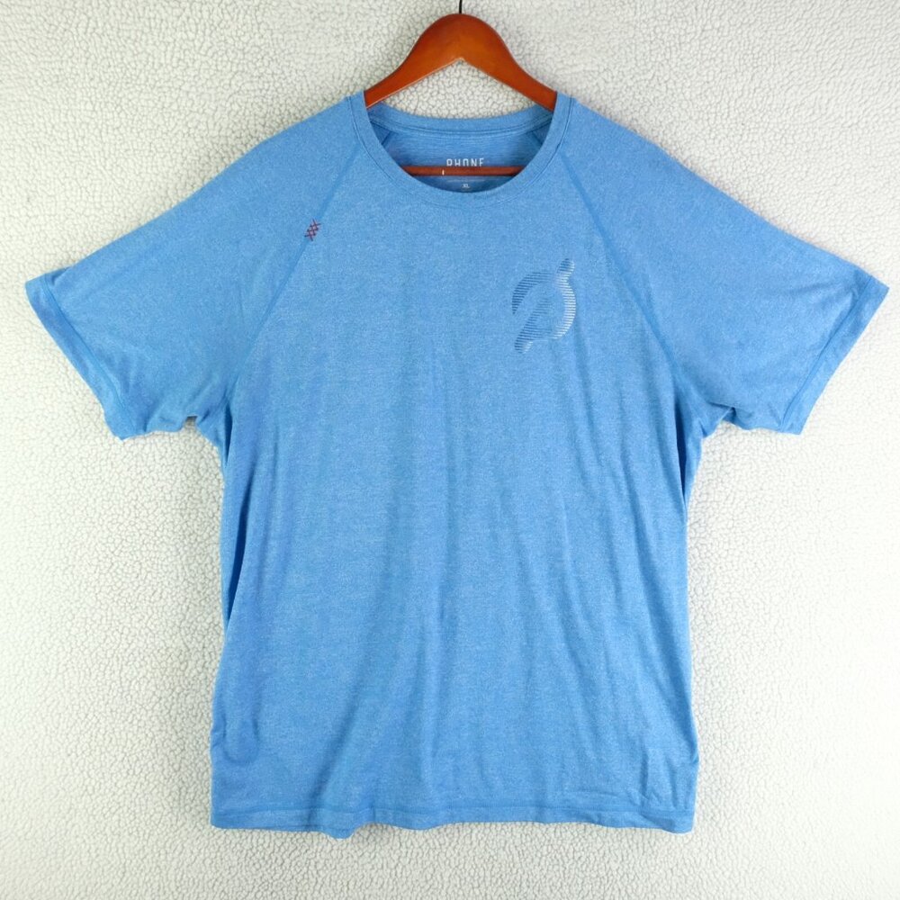 Rhone T Shirt Mens Extra Large Blue Athletic Performance Gym Training